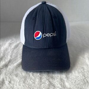 Pepsi Black and White Baseball Cap